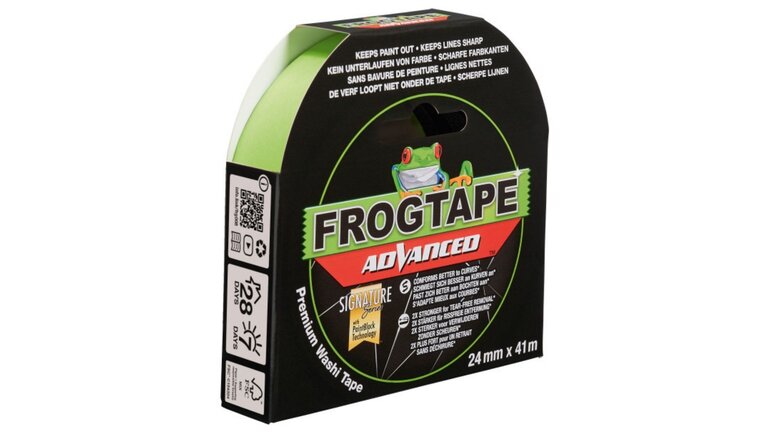 FrogTape Advanced, Premium Washi-Tape, scharfe Linien